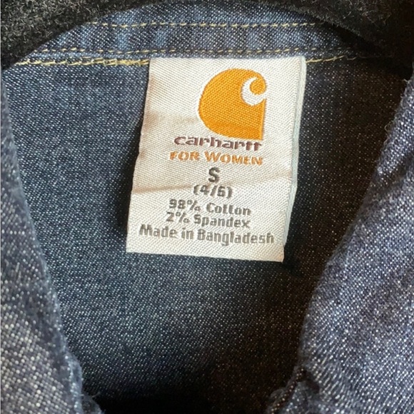 Ladies Carhartt Pearl Snap Shirt - Picture 5 of 9